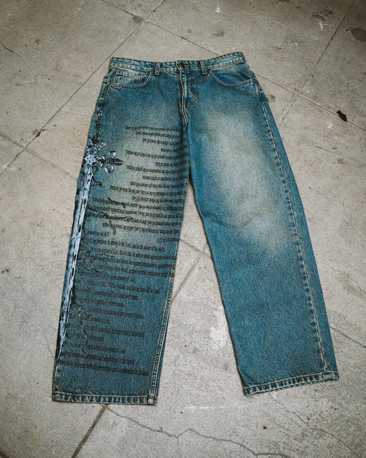 Sword Of The Spirit Jeans (Baggy) - Feed Off Each Other