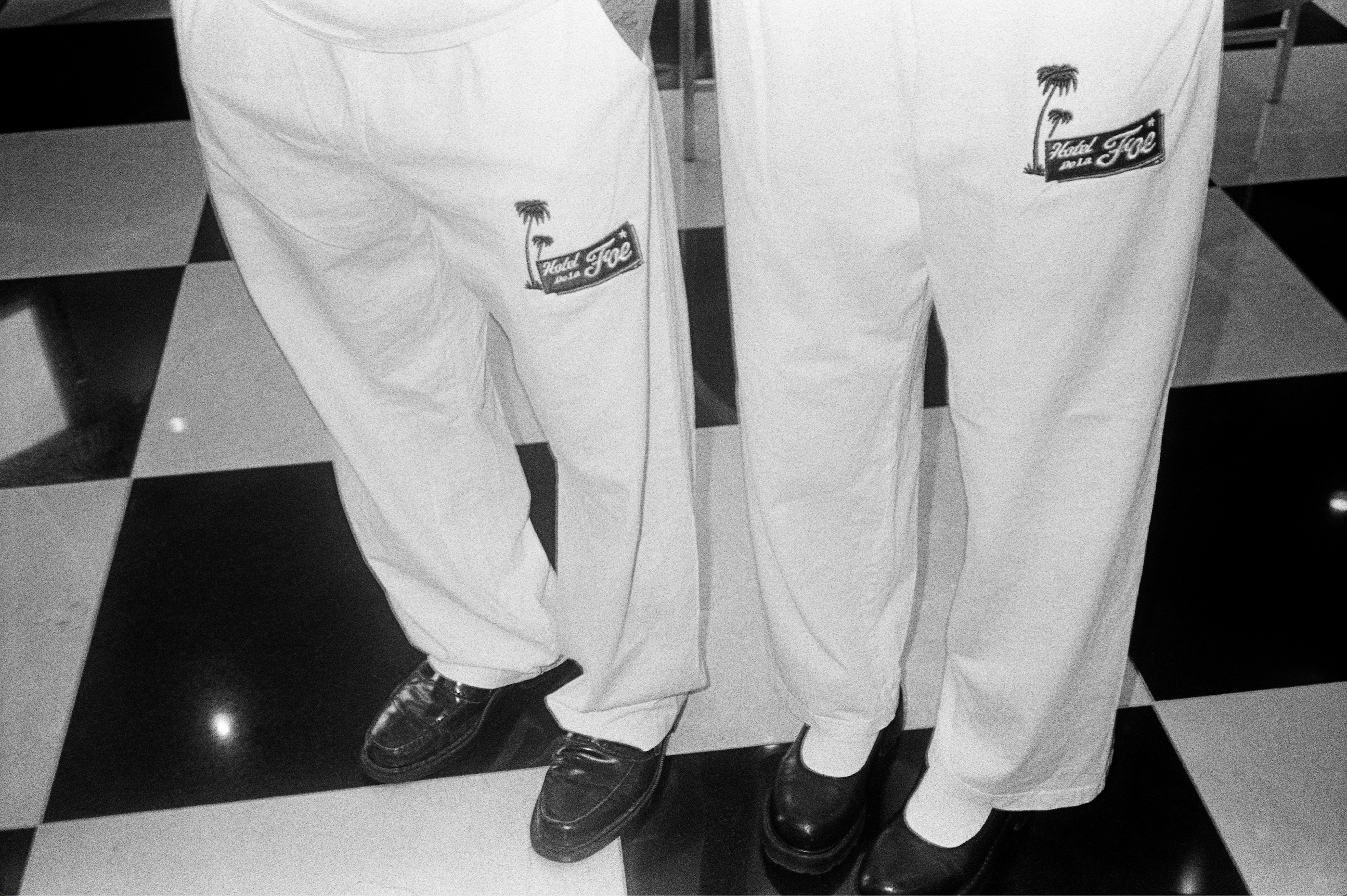 Hotel FOE Embroidered Linen Pants