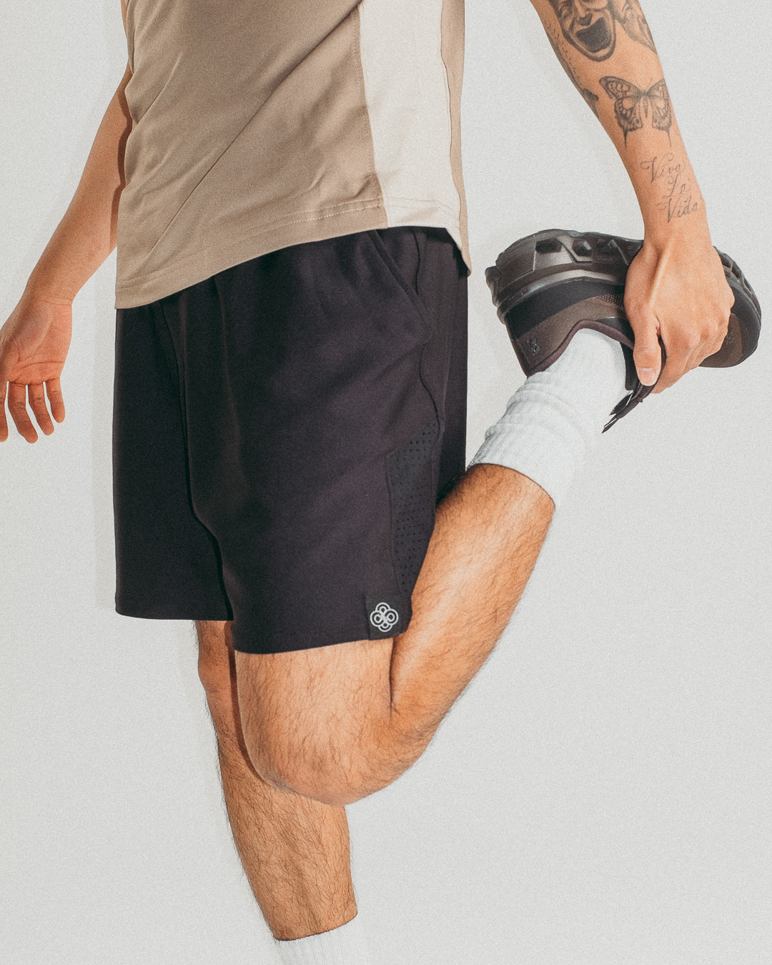 Mesh Panel Shorts - Feed Off Each Other