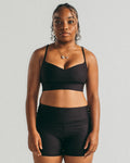 Sweetheart Sports Bra- Raven Black Colorway - Feed Off Each Other