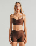 Sweetheart Sports Bra- Coco Brown Colorway - Feed Off Each Other