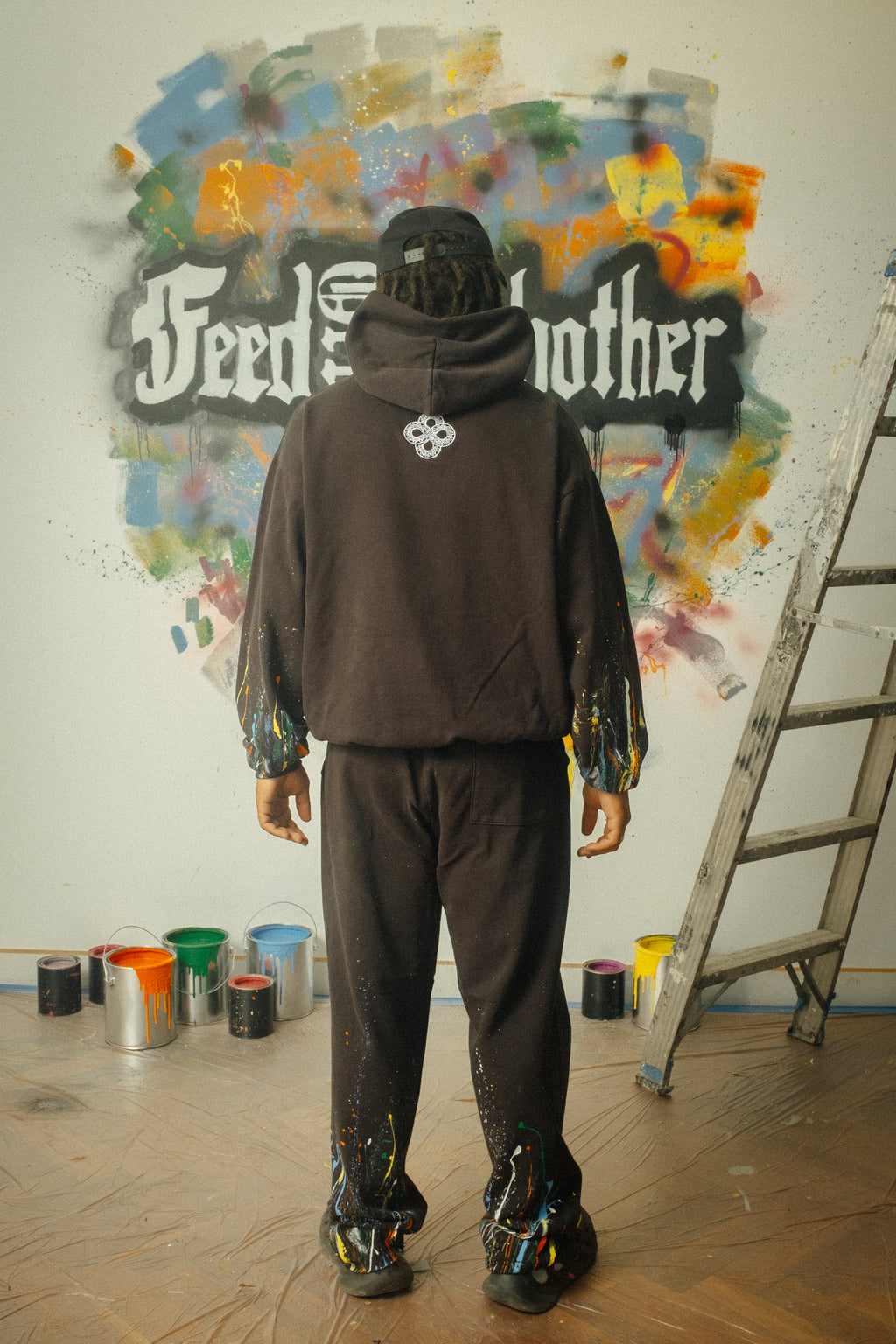 Classic Splatter Hoodie - Feed Off Each Other