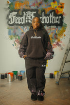 Pink Splatter Hoodie - Feed Off Each Other