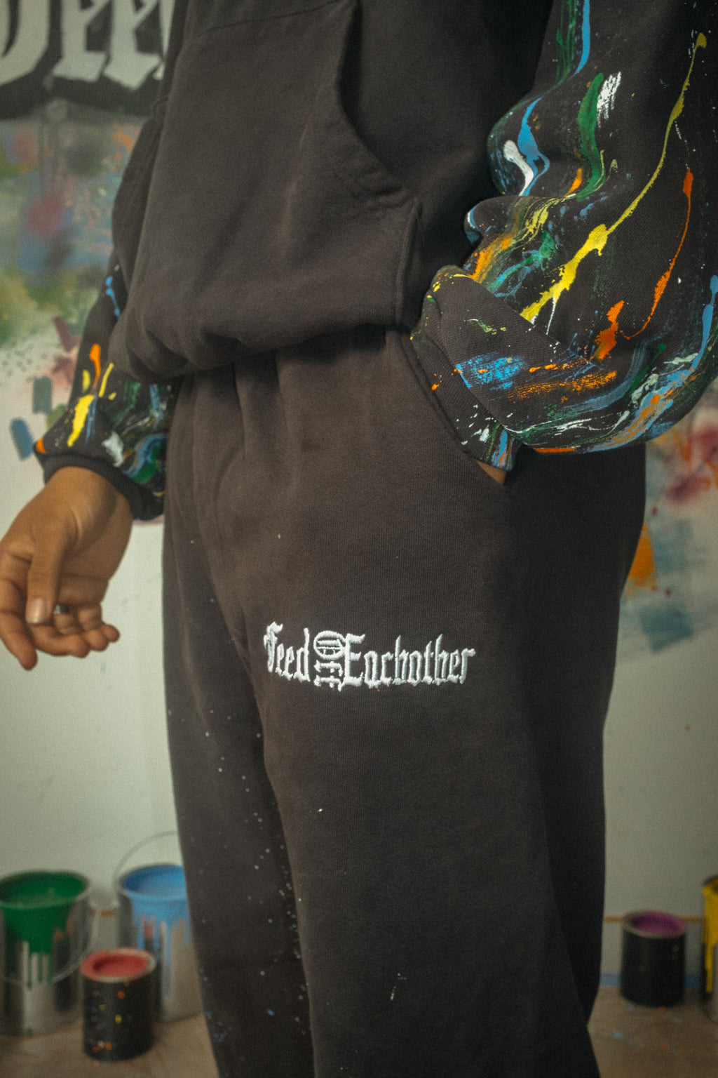 Classic Splatter Sweatpants - Feed Off Each Other