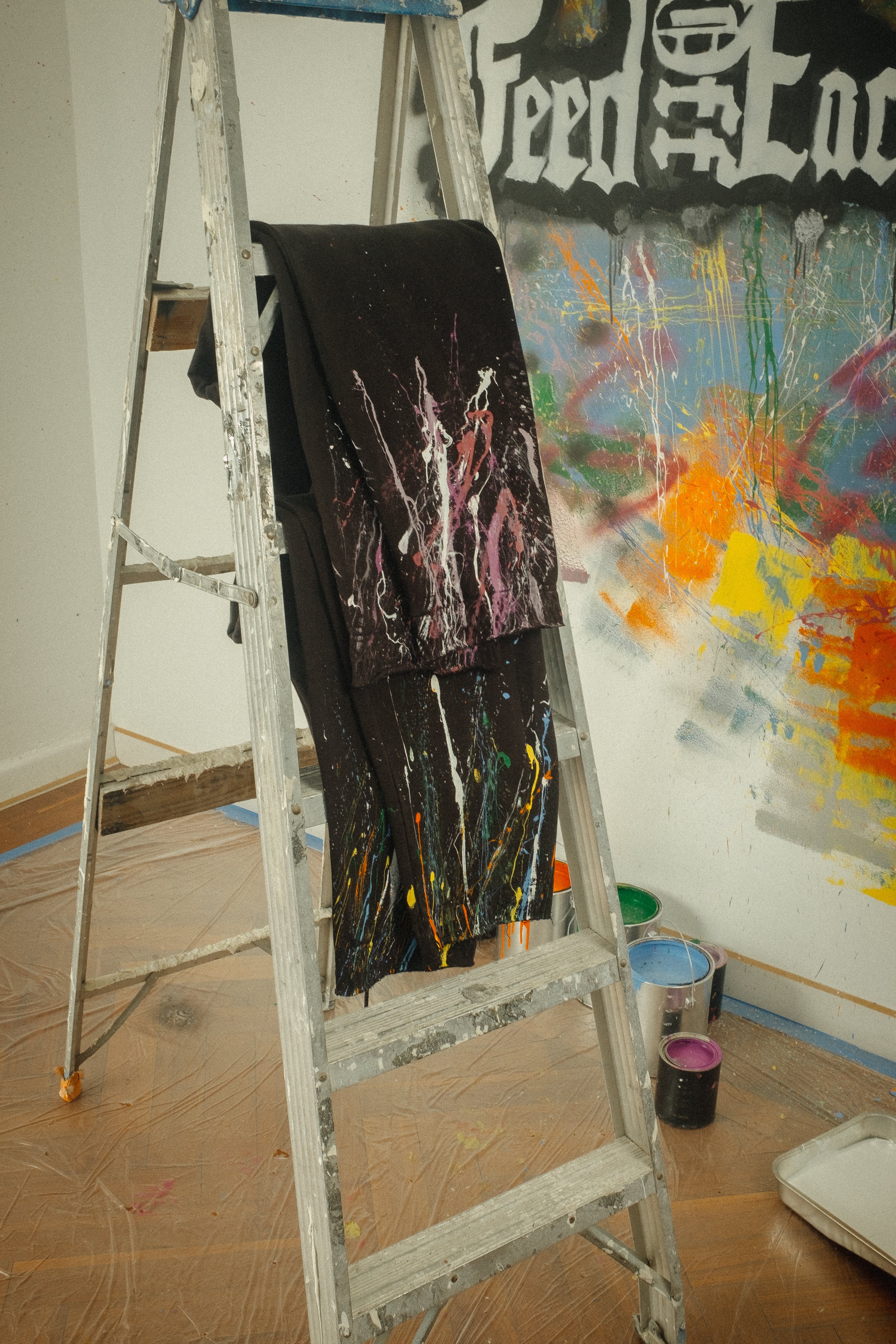 Pink Splatter Sweatpants - Feed Off Each Other