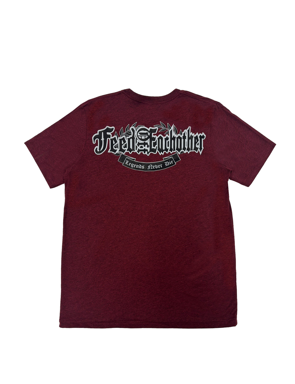 NEVER ENDING T-SHIRT - CARDINAL COLORWAY - Feed Off Each Other