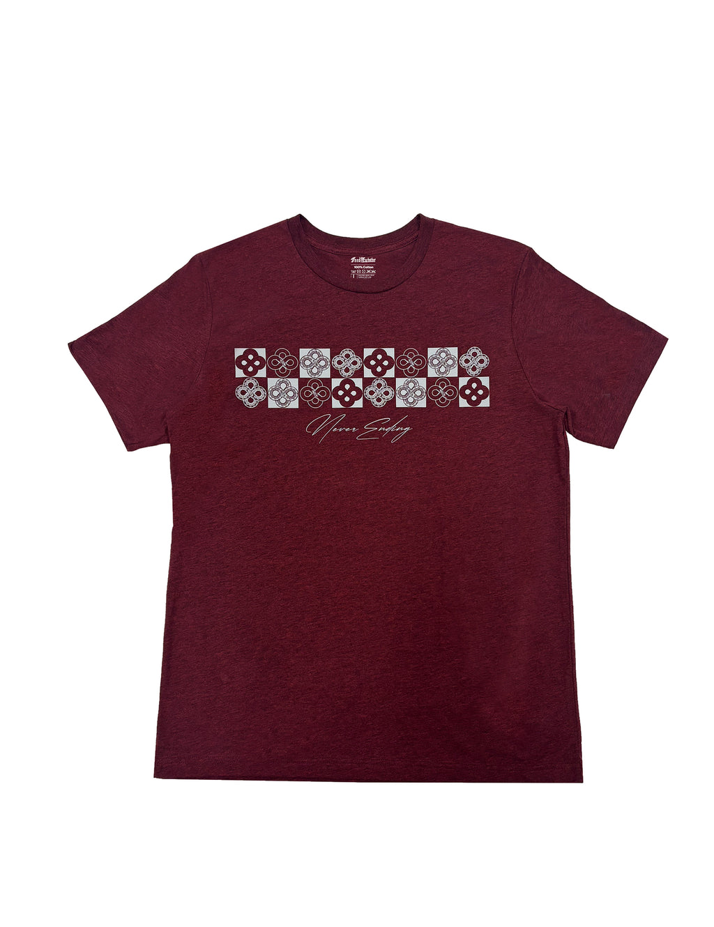 NEVER ENDING T-SHIRT - CARDINAL COLORWAY - Feed Off Each Other