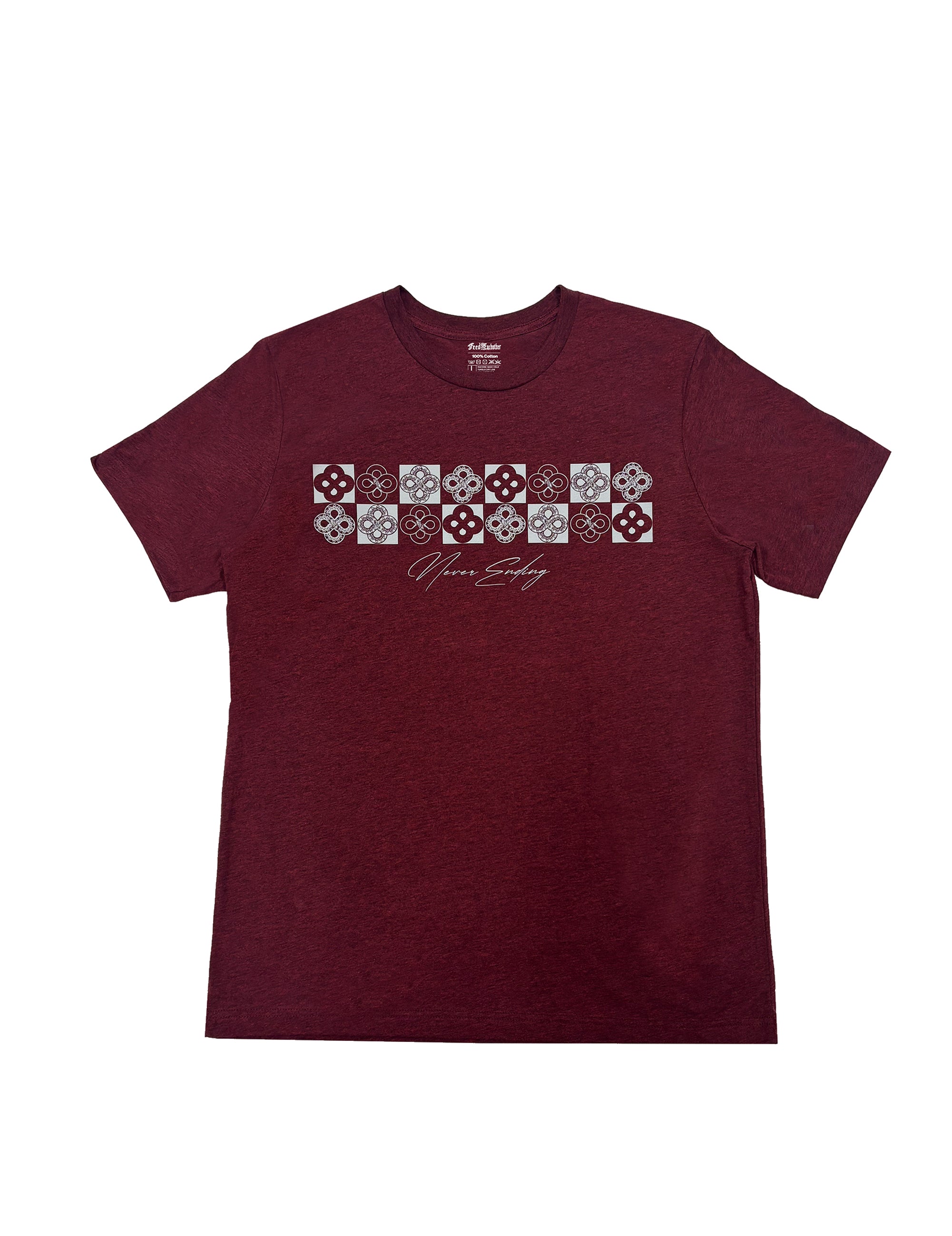 NEVER ENDING T-SHIRT - CARDINAL COLORWAY - Feed Off Each Other