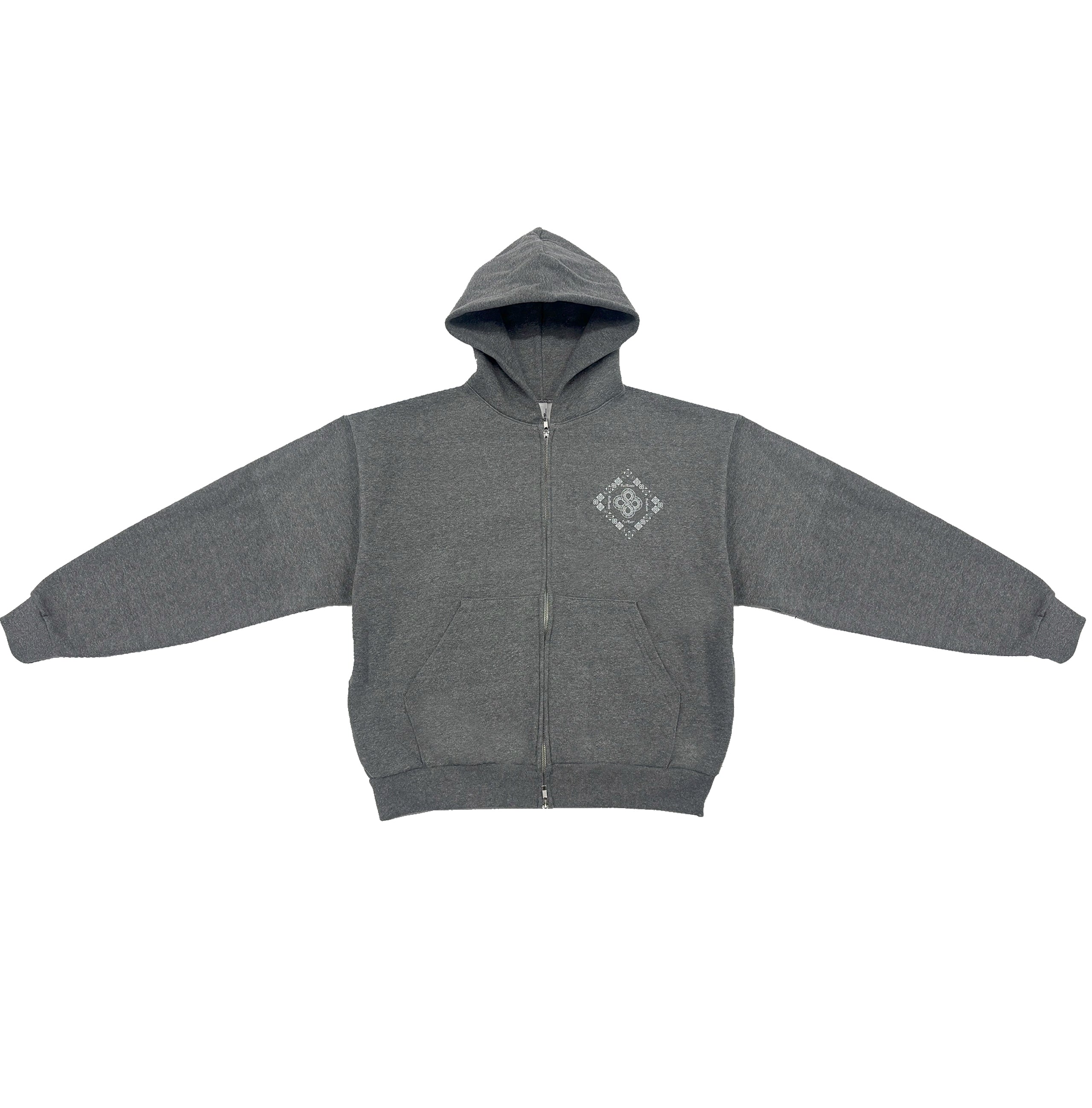 REPEATING HANDS ZIP UP JACKET - Feed Off Each Other