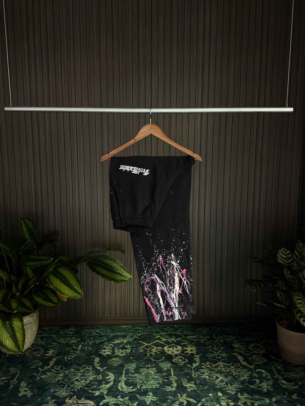 Pink Splatter Sweatpants - Feed Off Each Other