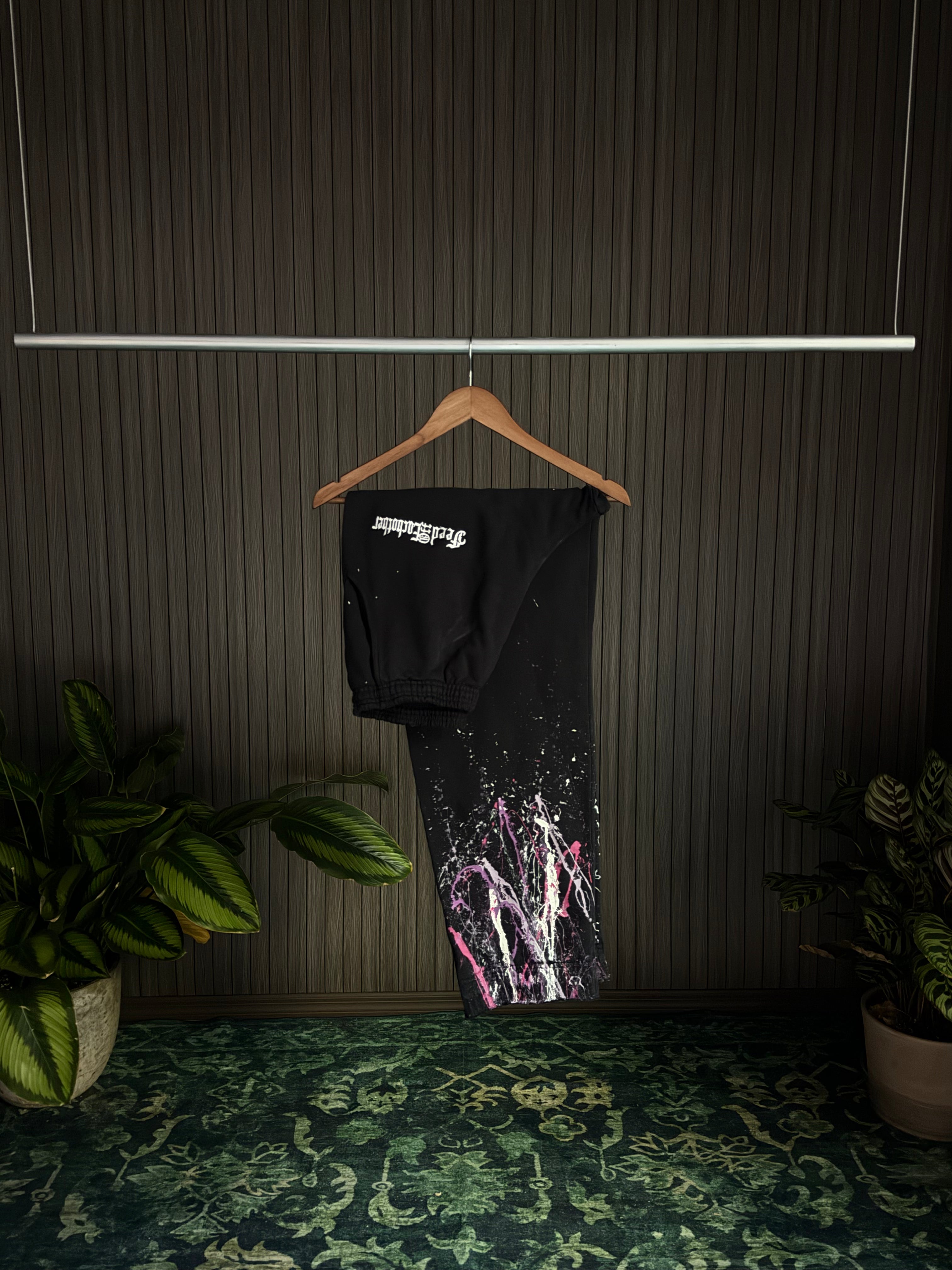 Pink Splatter Sweatpants - Feed Off Each Other