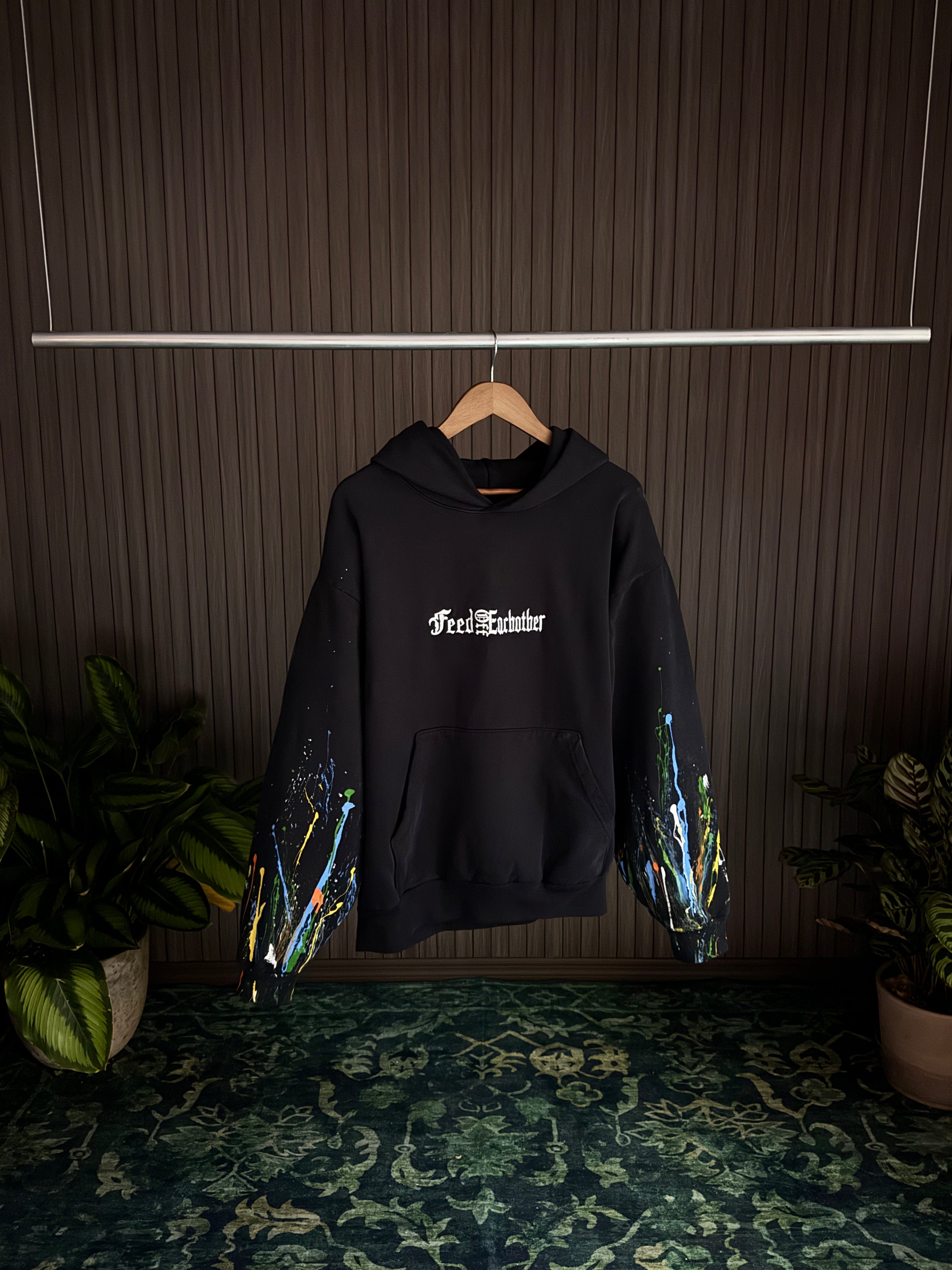 Classic Splatter Hoodie - Feed Off Each Other