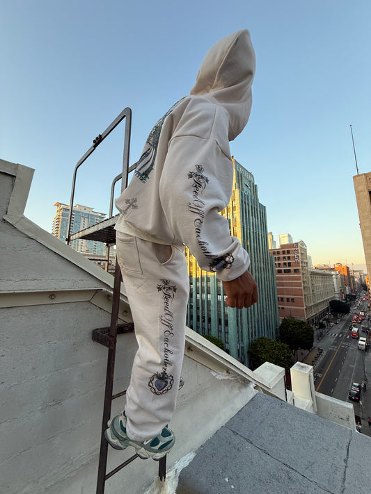Wide Leg Psalms Sweatpants - Feed Off Each Other
