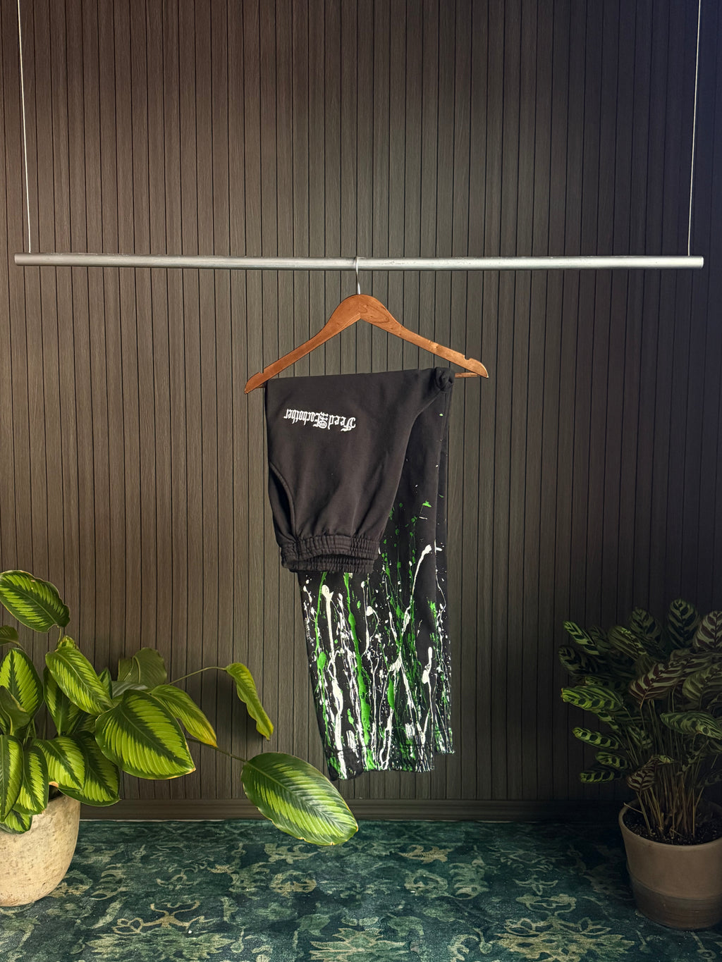 Green Splatter Sweatpants