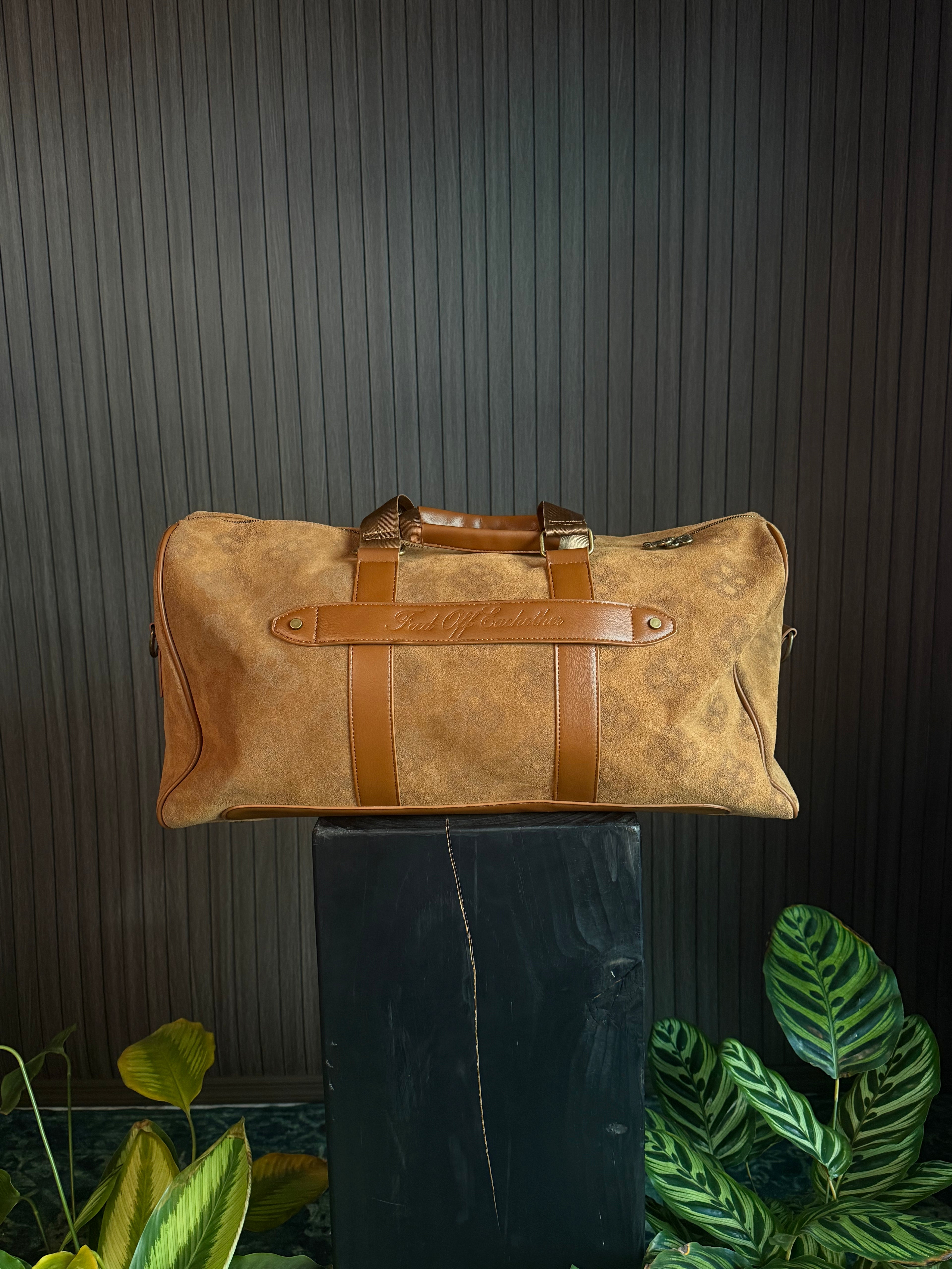 Camel Suede F.O.E Duffle