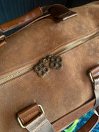 Camel Suede F.O.E Duffle - Feed Off Each Other