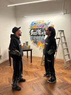 Noir Splatter Sweatpants