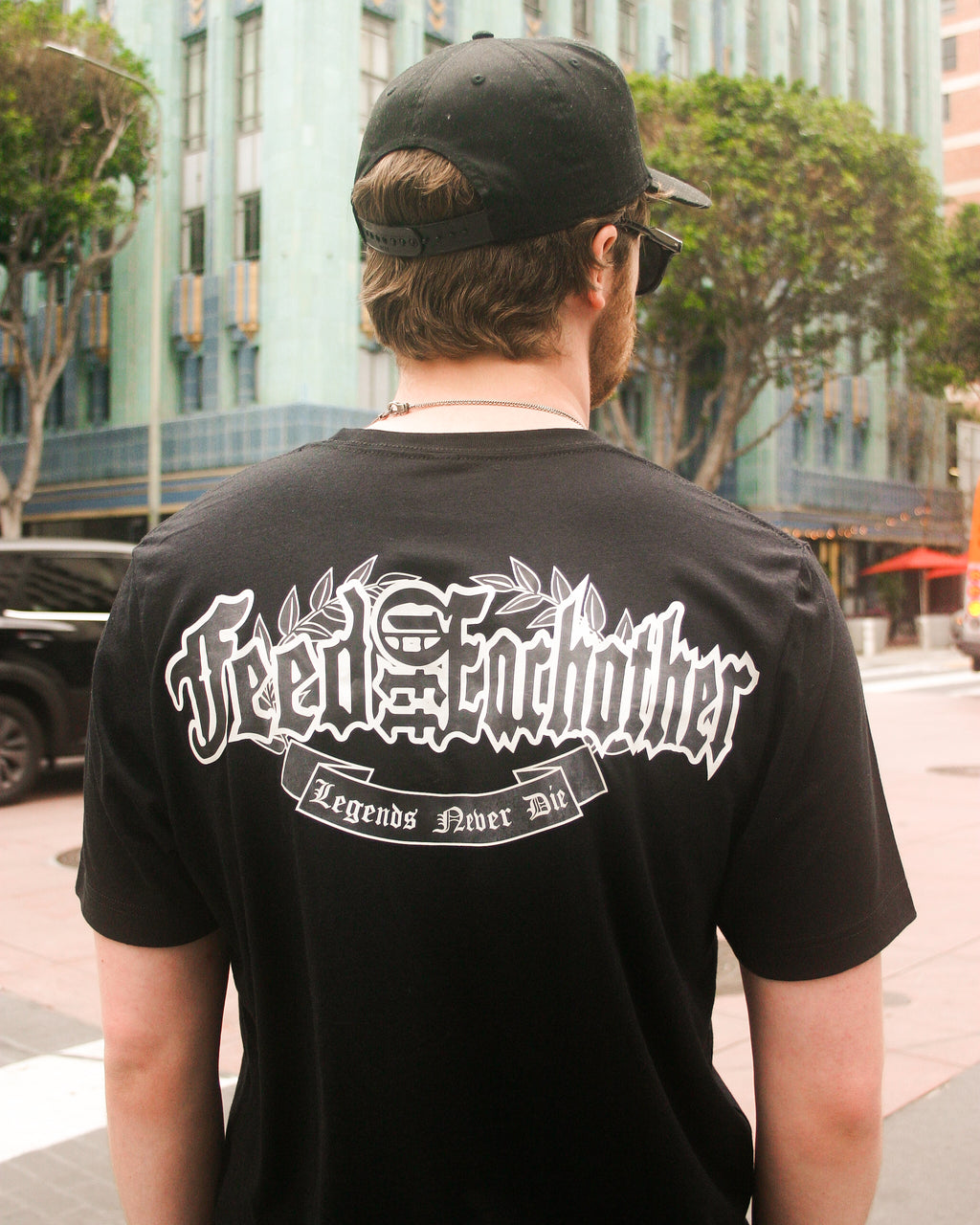 NEVER ENDING T-SHIRT - RAVEN BLACK COLORWAY - Feed Off Each Other