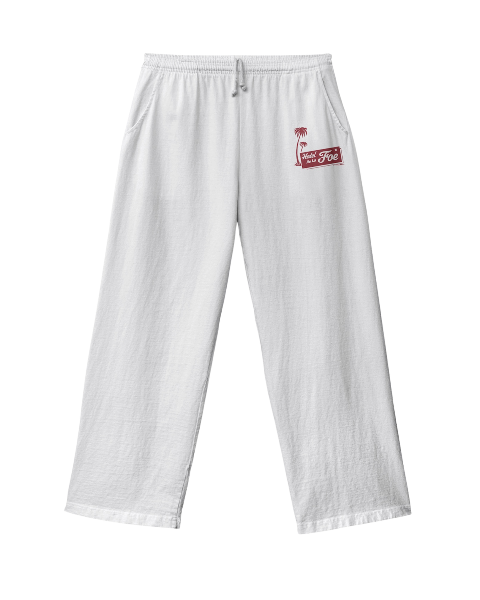 Hotel FOE Embroidered Linen Pants - Feed Off Each Other