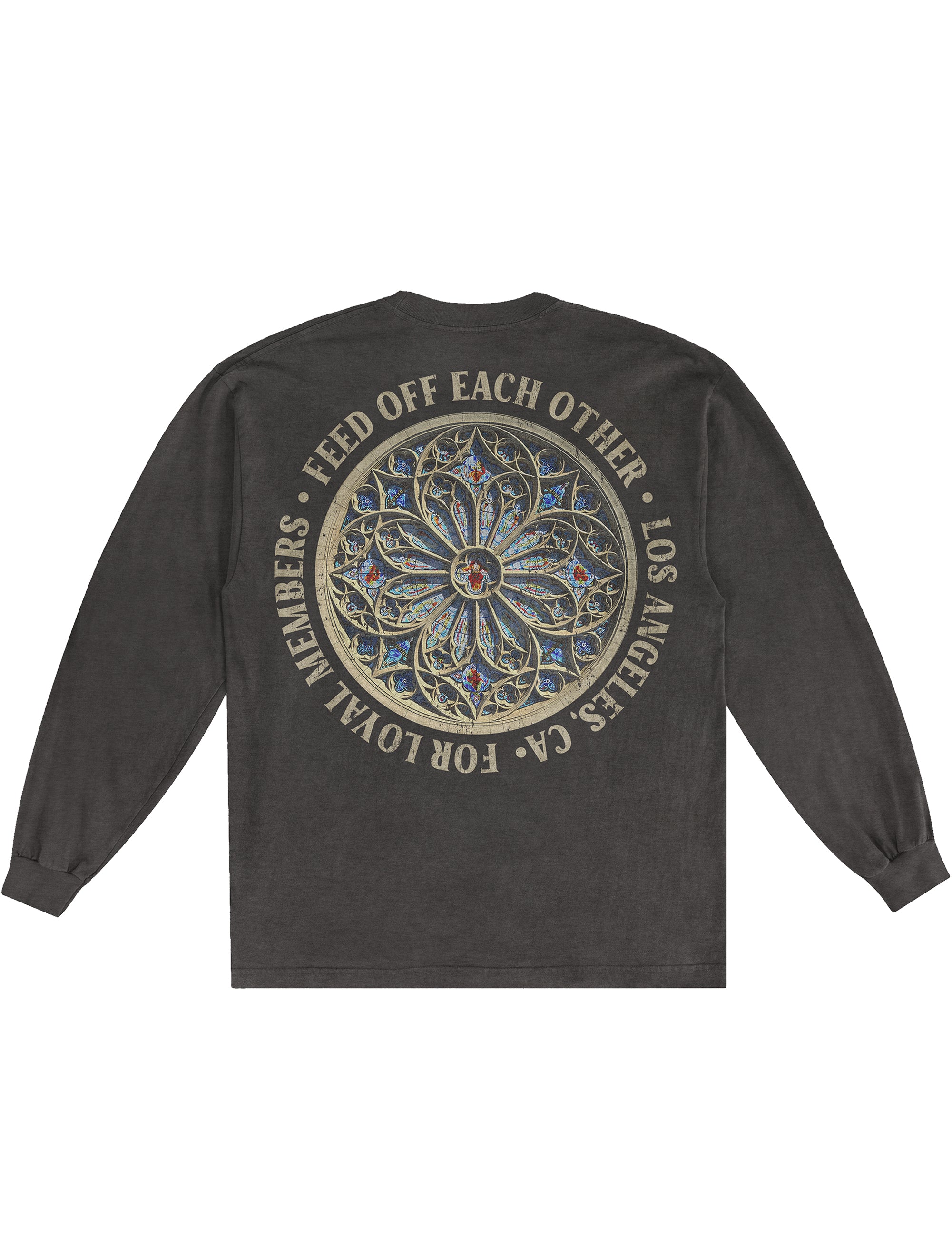 CHURCH GLASS LONG SLEEVE T-SHIRT - Feed Off Each Other