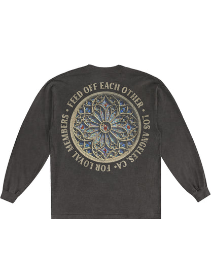 CHURCH GLASS LONG SLEEVE T-SHIRT - Feed Off Each Other