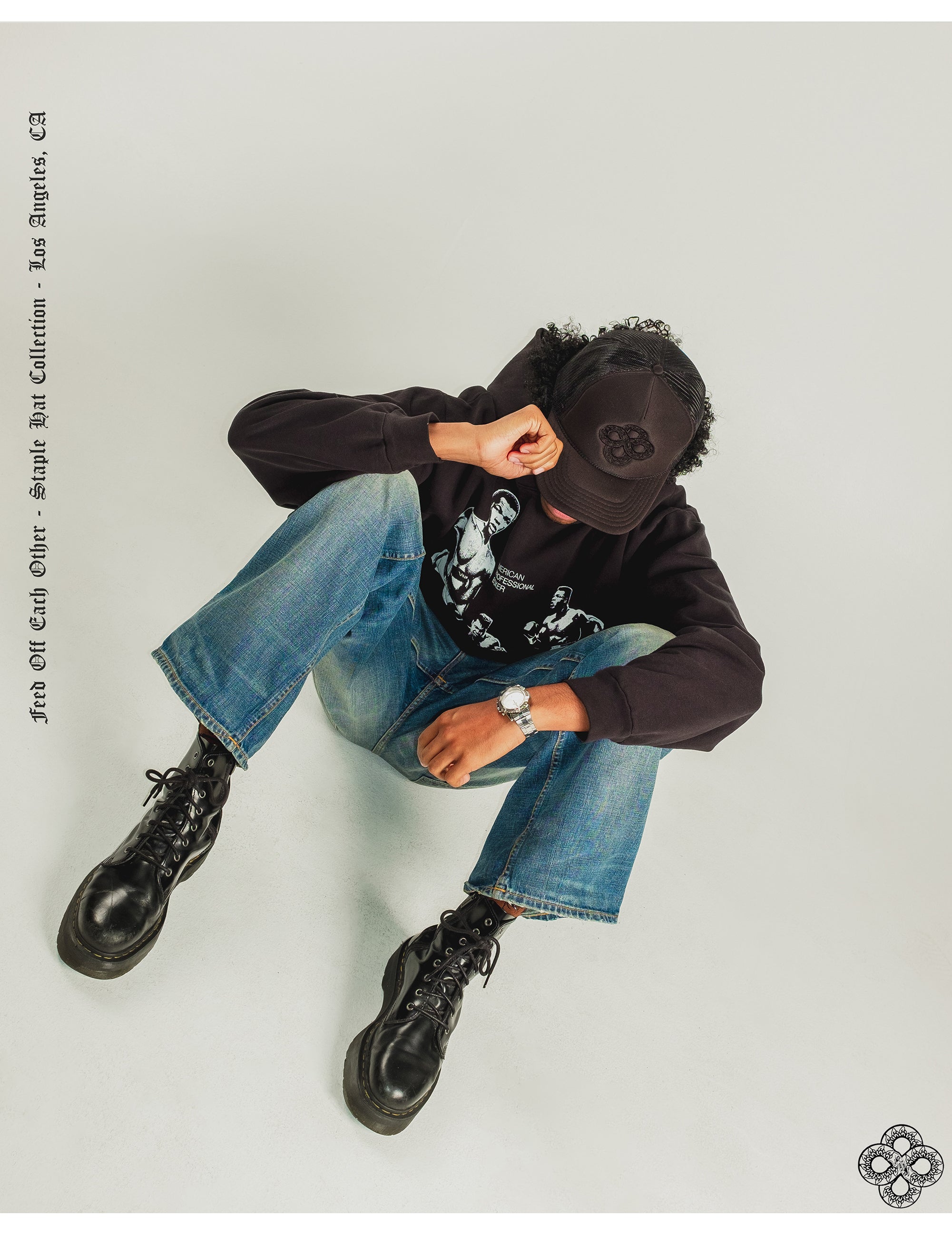 HANDS LOGO TRUCKER HAT - Feed Off Each Other