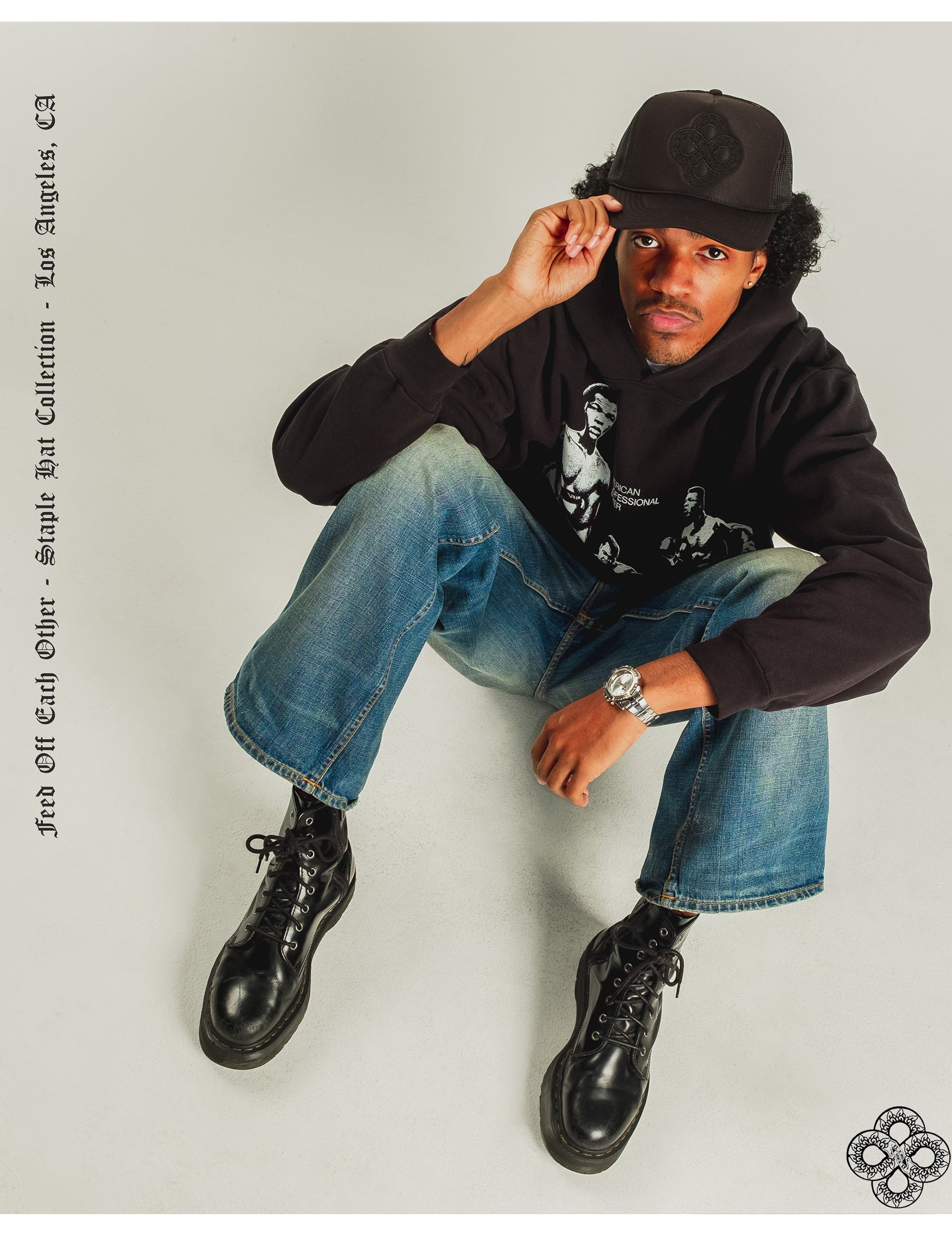 HANDS LOGO TRUCKER HAT - Feed Off Each Other