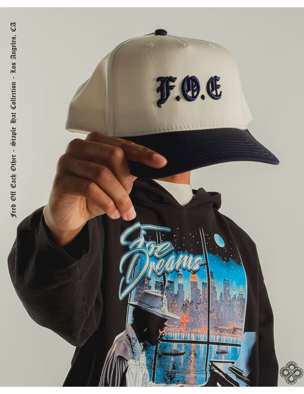 ACRONYM LOGO HAT- NAUTICA NAVY - Feed Off Each Other