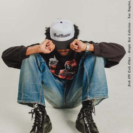 SPELLOUT LOGO HAT- BLACK RAVEN - Feed Off Each Other